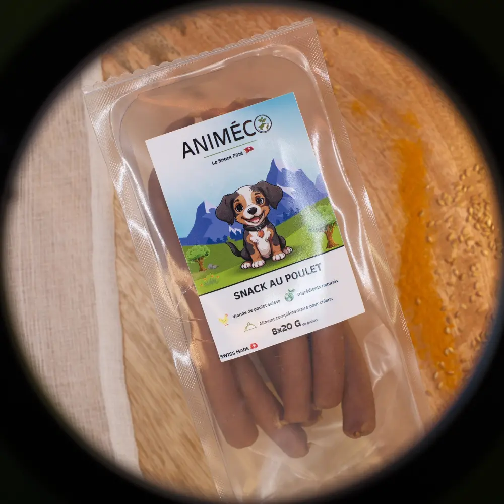 🐶 Snack al pollo svizzero per cani (8x20g)